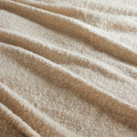 Olivier Desforges - Couvre lit en acrylique laine nylon orange, Toundra