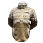M Big Timber Peak FS Sherpa Half Snap Marron