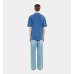 Polo En Coton Piqué Bleu Homme