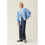 Blouse col V à nouer