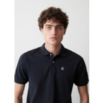 Polo en piqué bords-côtes