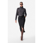 Jupe Denna En Viscose Mélangée