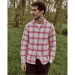 Chemise écrue & rose