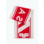 Écharpe en maille bicolore