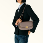FURLA SFERA S SHOULDER BAG - VITELLO ROMA+SUEDE