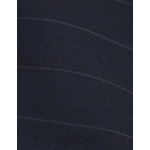 Blazer Gabin en toile de laine rayée marine