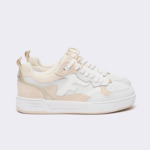 Baskets basses blanches et beiges