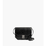 Petit sac bandoulière Rose en cuir froissé