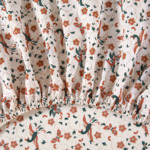 Yves Delorme - Drap housse en batiste de coton orange, Golestan