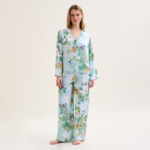 Laurence Tavernier - Pyjama en satin de viscose, Panorama