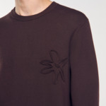 Sweatshirt fleurs