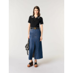 Polo en maille pointelle