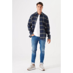 Men Shirt Blue