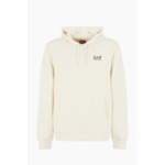 Sweat-shirt - gris à capuche blanche