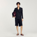 Veste de costume à boutonnage croisé