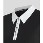 CONTRAST SIGNATURE JRSY DRESS