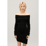 Robe asymétrique maille