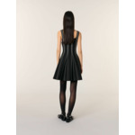 Robe courte en maille jacquard