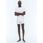 T-shirt Ringer côtelé en coton