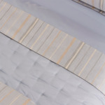 Yves Delorme - Drap plat en satin bleu, Ombrée