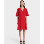 Robe Russel Rouge en Polyester