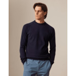 Pull emile en laine et cachemire marine