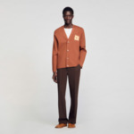 Cardigan à détail fleur