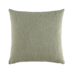 Yves Delorme - Housse de coussin en acrylique gris, Bouclette