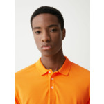 Polo en piqué de coton stretch