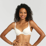 Soutien-gorge corbeille ampliforme nacre InvisiFree de Dim