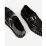 Derbies En Cuir Avec Boucle Western