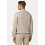 Pull Full Zip En Maille De Laine Mérinos