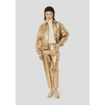 Pantalon Pietra-Or en Cuir D'Agneau