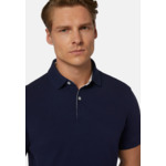 Polo En Piqué de Coton Coupe Droite