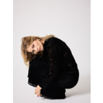 Jupe en velours Shaki NOIR_DEVORE