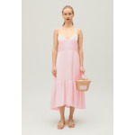 Robe midi satinée