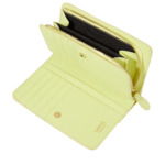 Ninon de Lancel - Portefeuille Rectangulaire Zippe - Citron Vert