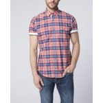 Chemise Manches Courtes À Carreaux - Coupe Confort