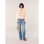 Blouson fausse fourrure bi-matière