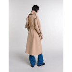 Manteau bicolore double face