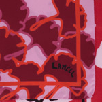 Motif Ginkgo - Car90 Ginkgo - Multico Cerise