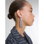 Boucles d'oreilles strass cascade