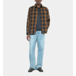 Surchemise À Carreaux Noirs Et Marrons Homme