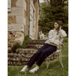Baskets blanches & marron clair