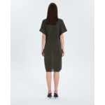 Robe en maille fine kaki