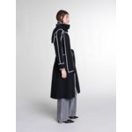 Manteau bicolore double face