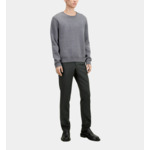Pull Col Rond Broderie Poitrine Homme