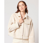 Veste Monge Ecru en Polyester