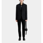 Veste De Costume Noire En Laine Homme