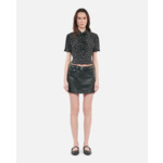 Chemise Noire À Pois Femme
